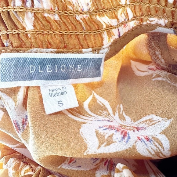 Pleione Floral BlouseTop Size Small Size Small - Picture 7 of 8